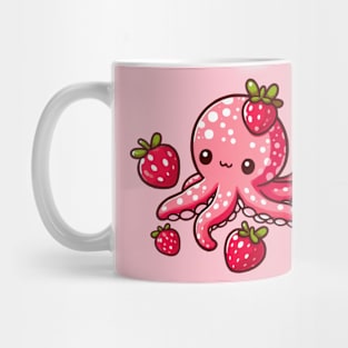 cute octo-berry pink Mug